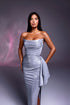 Elorie - Strapless dress with ruched detailing